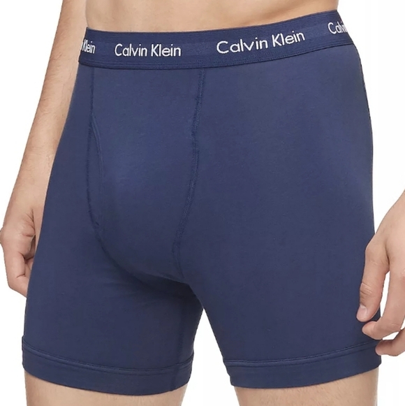 Men's Calvin Klein 3-pack Cotton Stretch Boxer Briefs,Black,Size S & M $47.50 - Picture 3 of 15